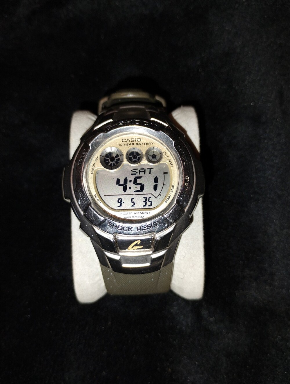 Casio Digital Sports Watch - Silver and Green